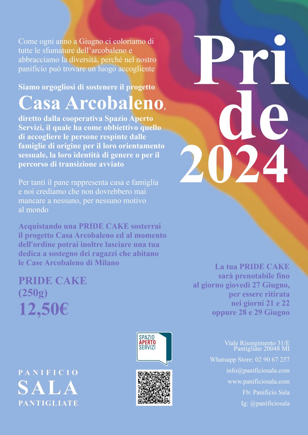 Il Pride 2024 è arrivato anche in panificio